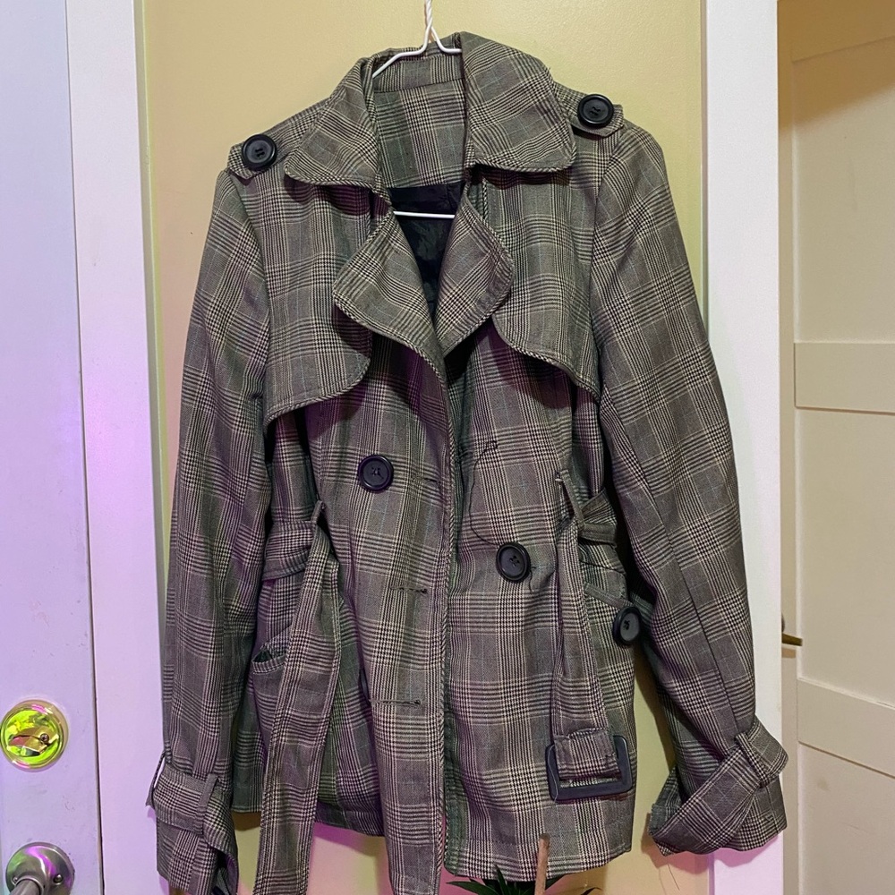 Cute Plaid Fall Jacket